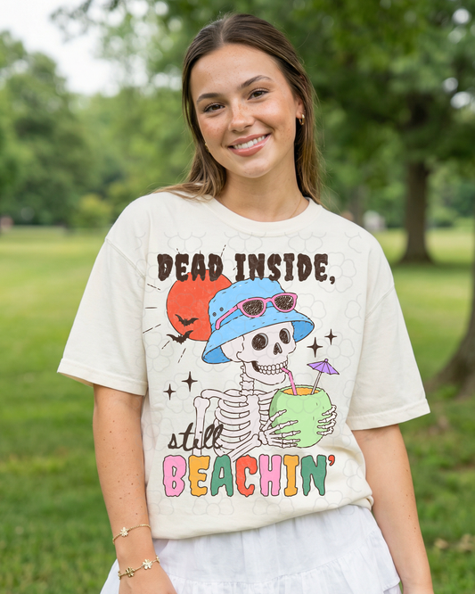Dead inside still beaching - DTF Transfers