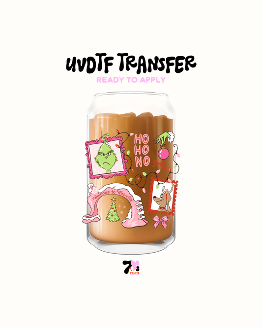 Ho ho Xmas green - UVDTF Decal