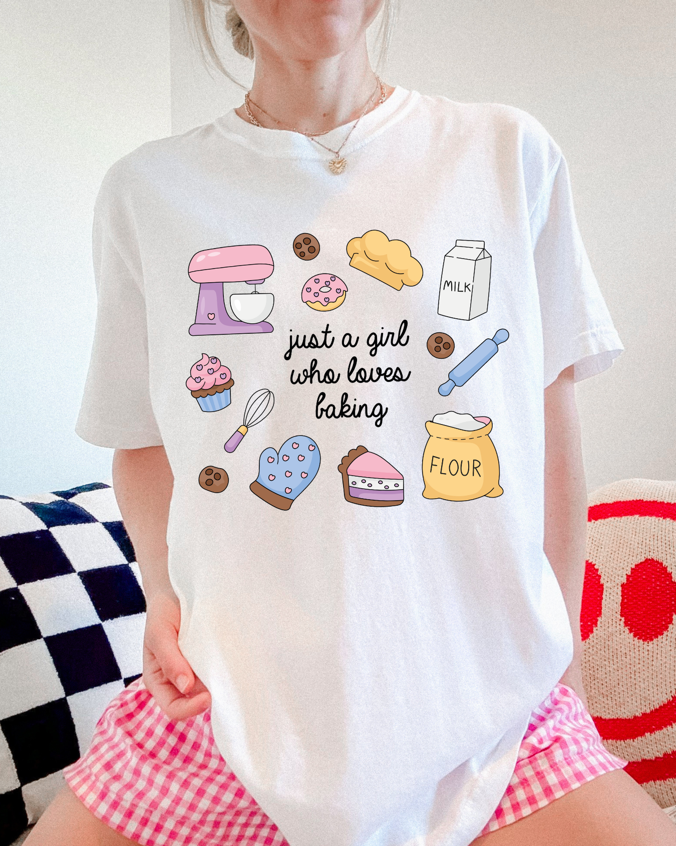 Just girl that loves baking- DTF Transfers