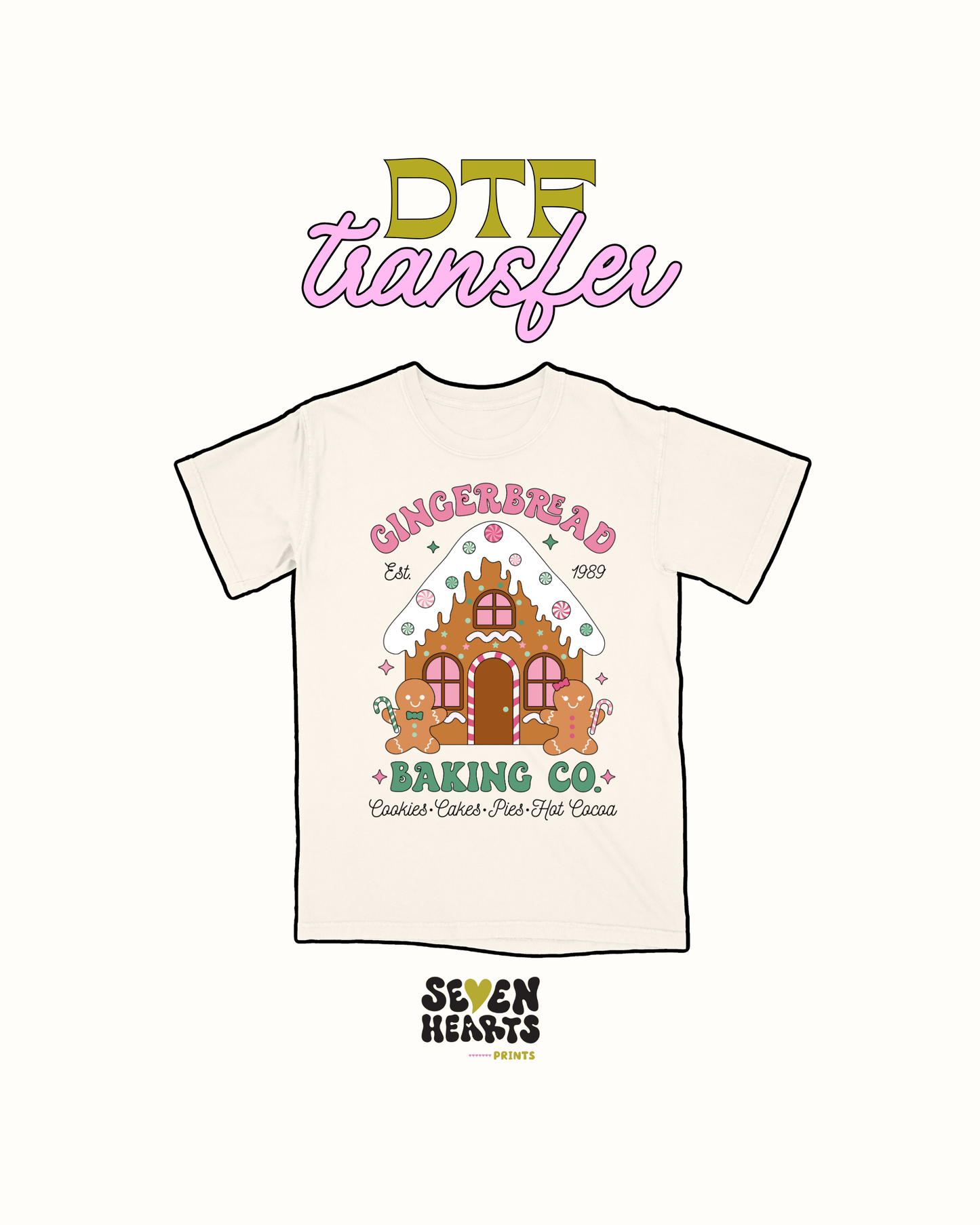 ginger bread baking co - DTF Transfer