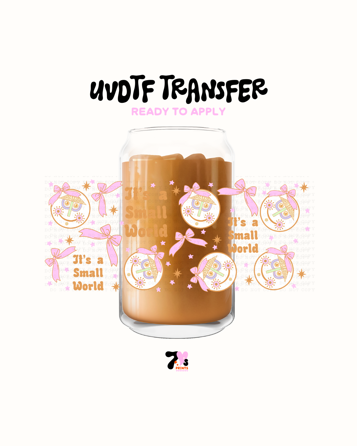 Small World - UVDTF Wrap