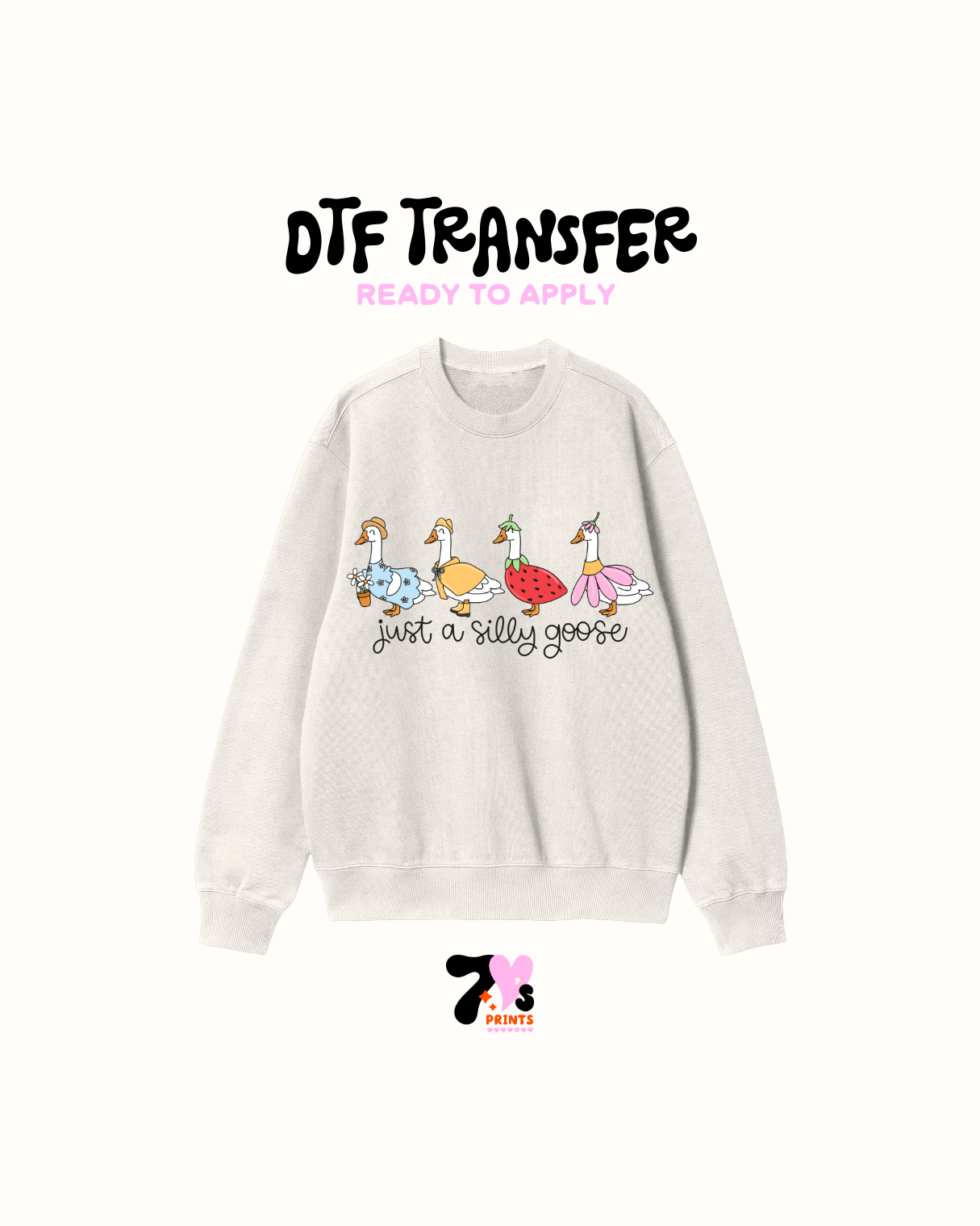 Just silly Goose (colors) - DTF Transfers