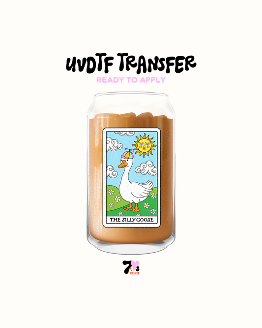 The silly goose- UVDTF Decal