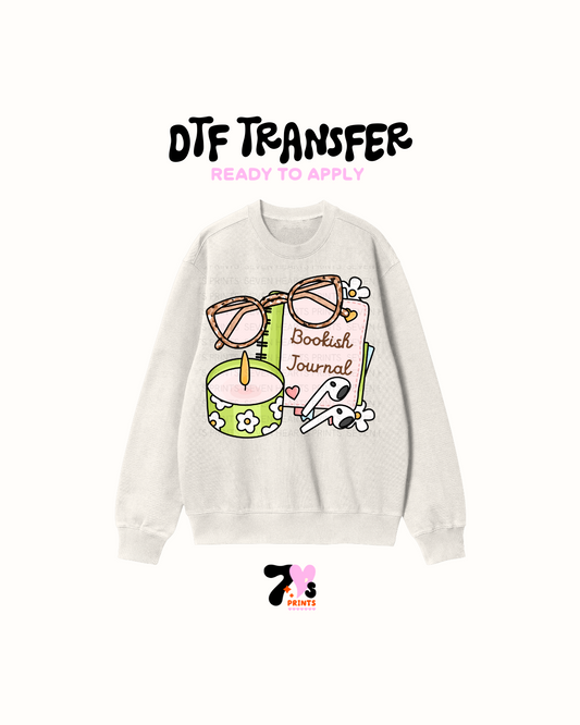 Bookish journal - DTF Transfer