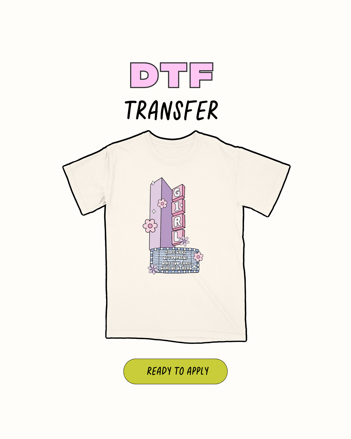 Chica - Transferencia DTF