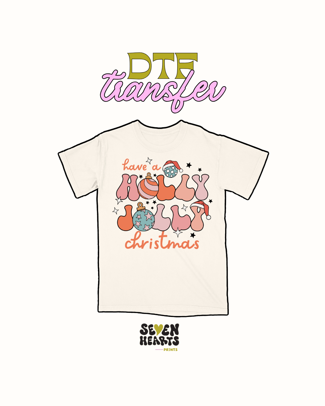 Have a holly jolly xmas - DTF Transfers