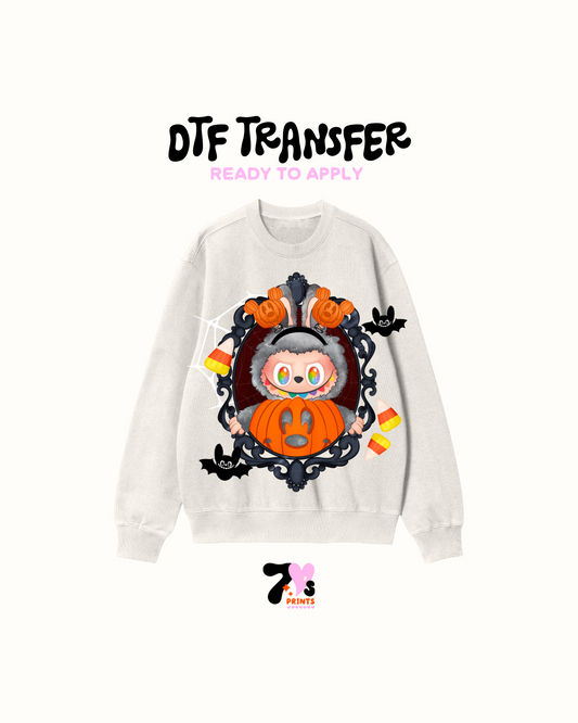 Gray la bubu DTF Transfers