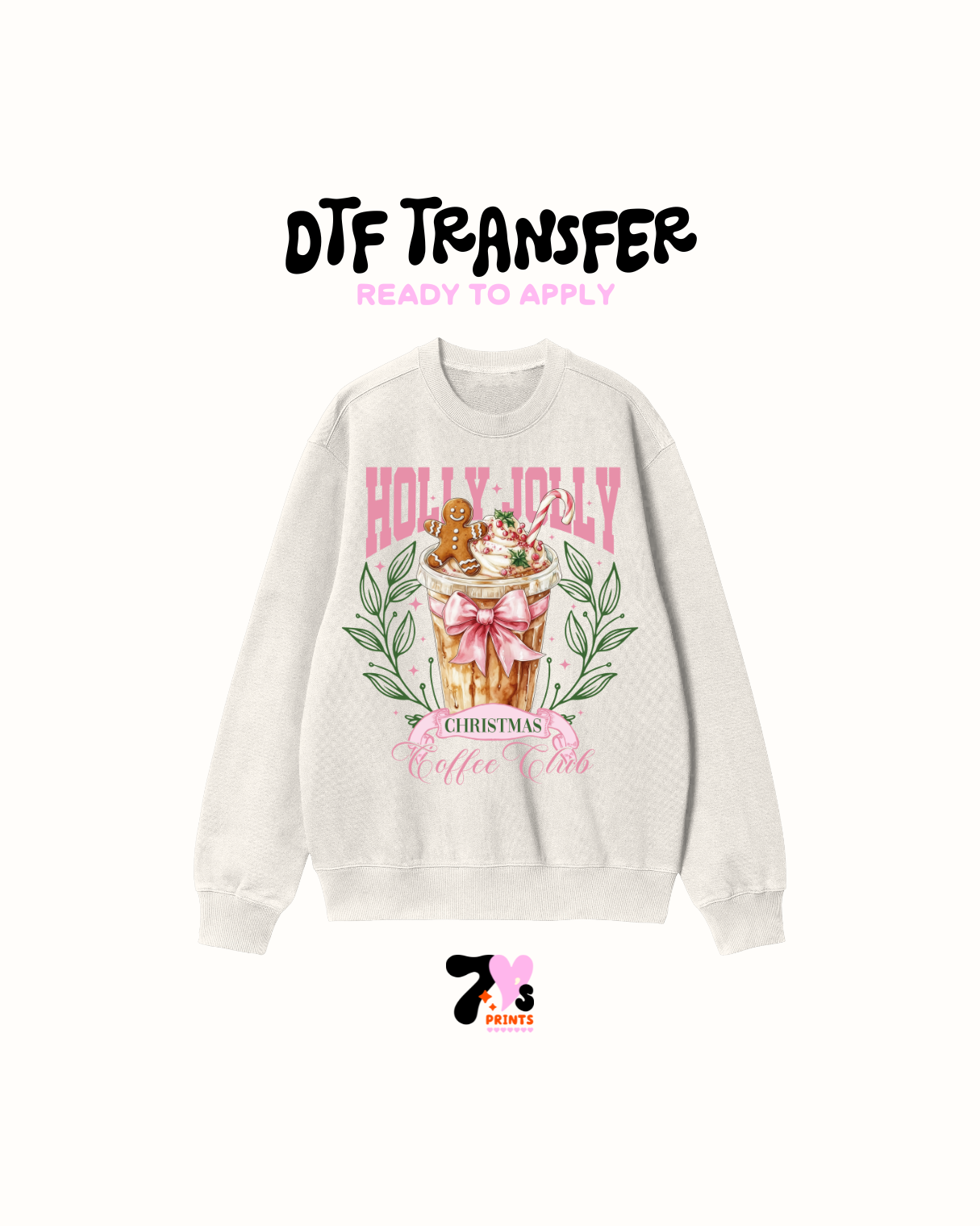 Holly Jolly Drink - DTF Transfers