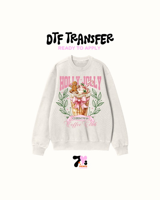 Holly Jolly Drink - DTF Transfers