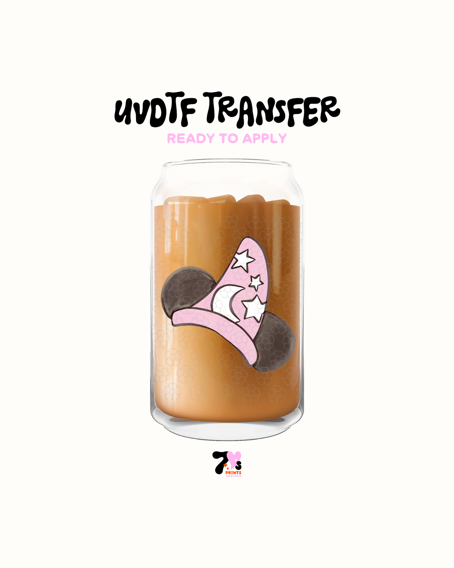 Magical hat pink- UVDTF Decal