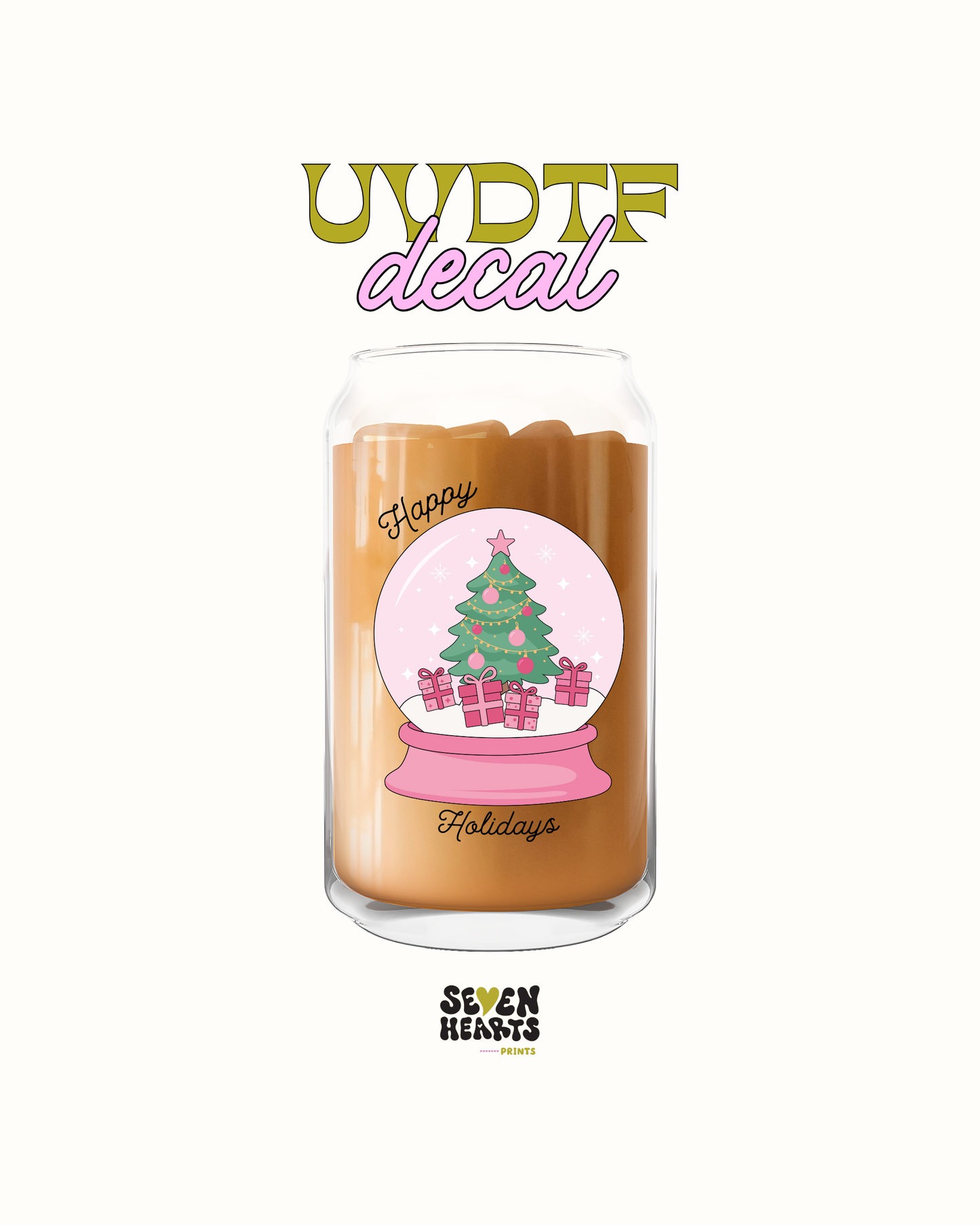 happy holidays magic ball - UVDTF