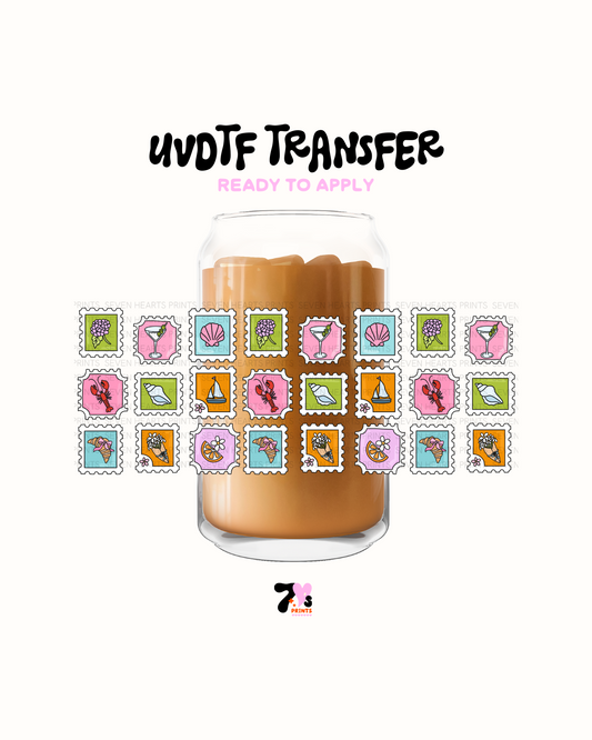 Summer Stamps - UVDTF Wrap