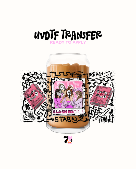 Slasher girls  UVDTF Wrap