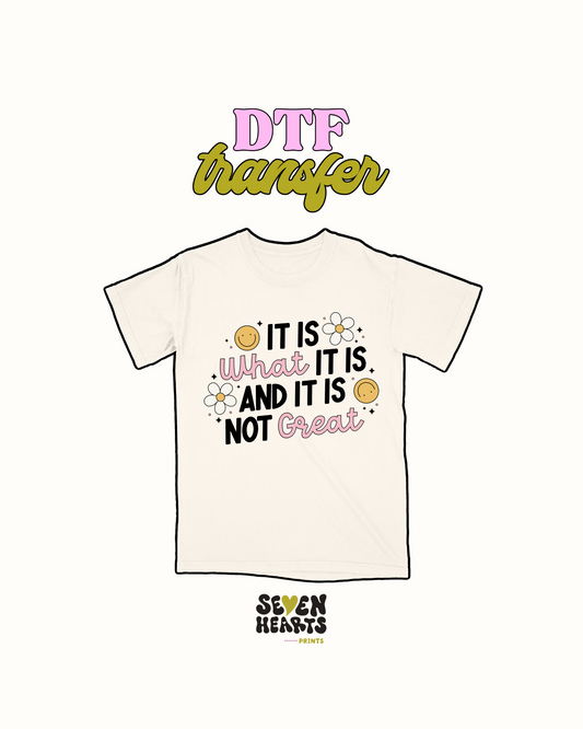 Its is what its is - DTF Transfer