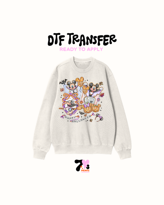 Mouse Happy halloween - DTF Transfers