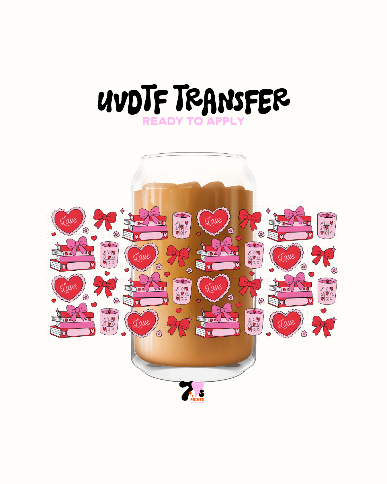 Bookish Valentine - UVDTF Wrap