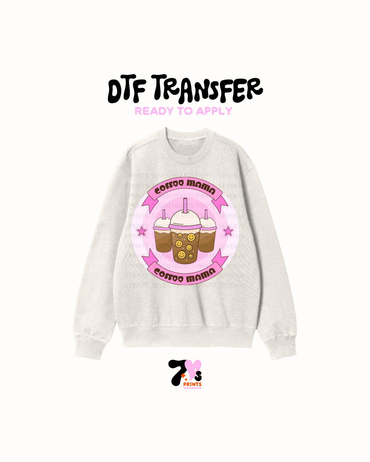 Coffee Mama Pink -  DTF Transfers