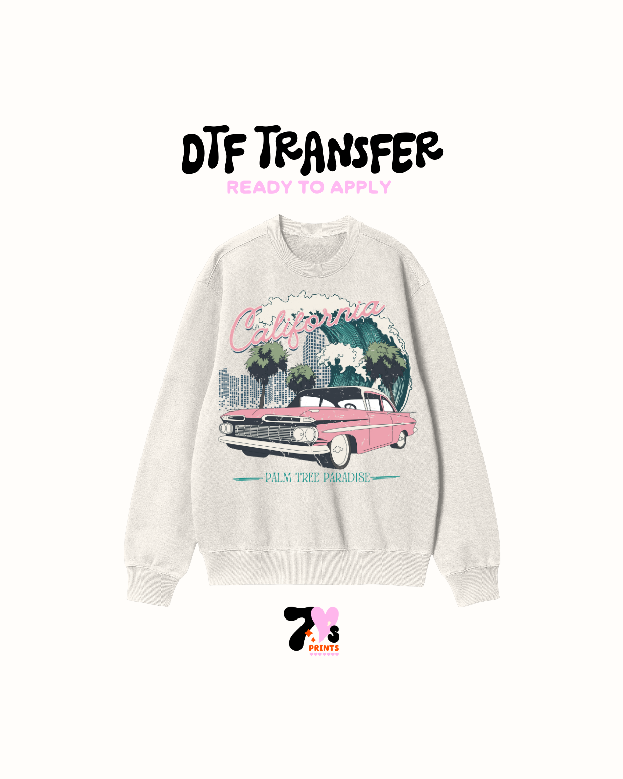 California Palm Tree - DTF Transfers