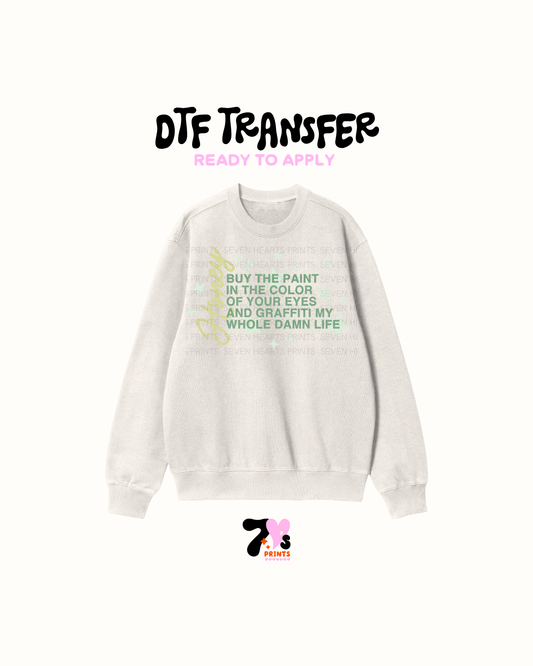 Buy the paint in color - DTF Transfers