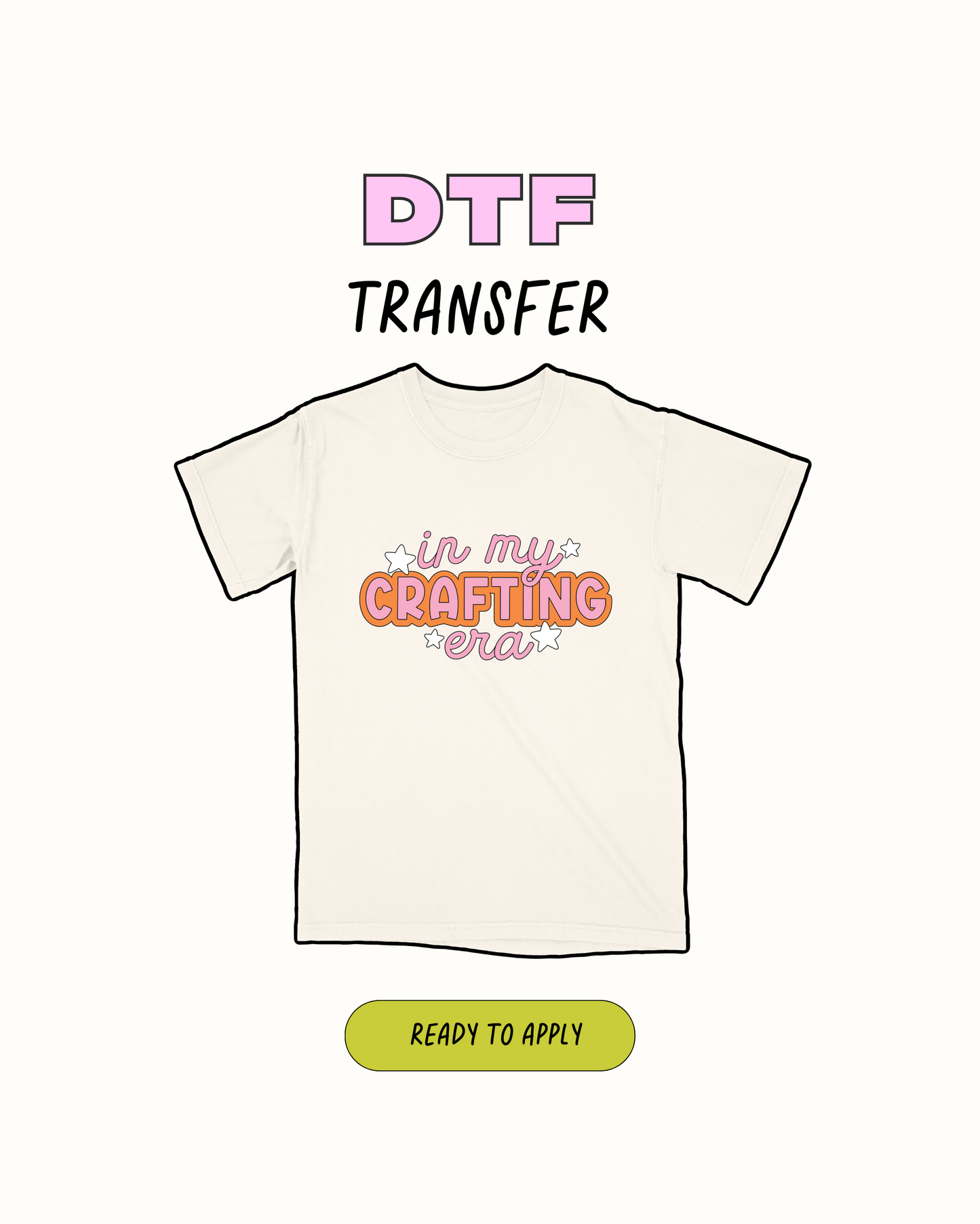 in my crafting era - DTF Transfer