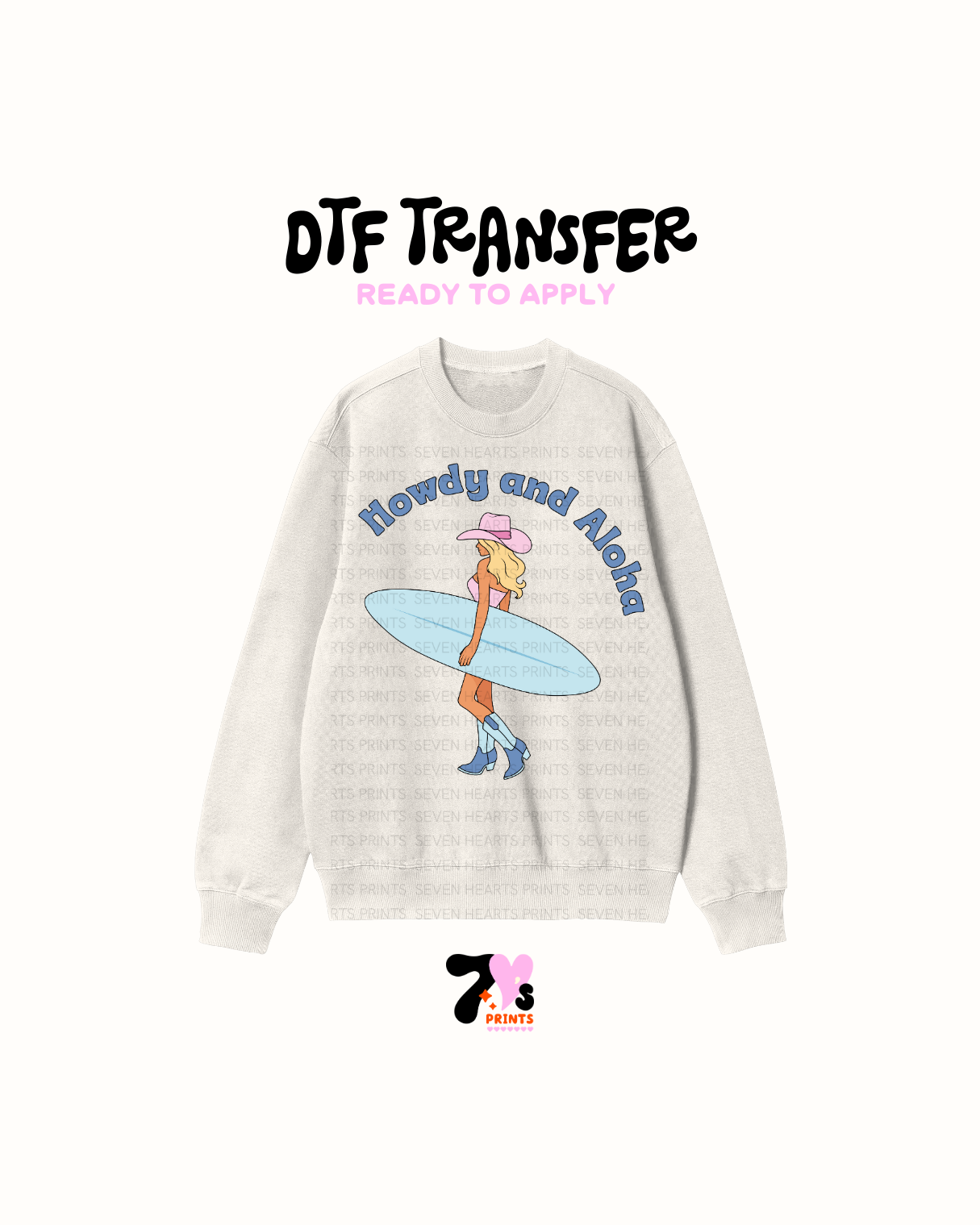 Howdy and aloha - DTF Transfers