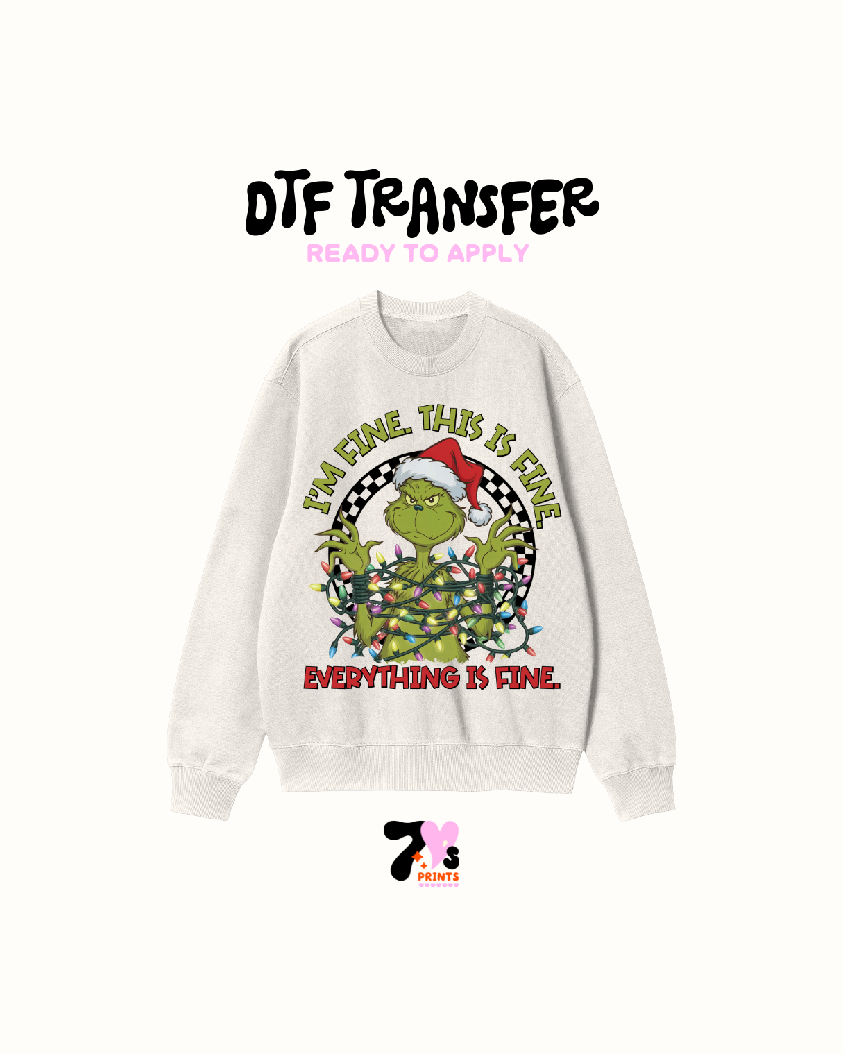 Im fine this is fine - DTF Transfers
