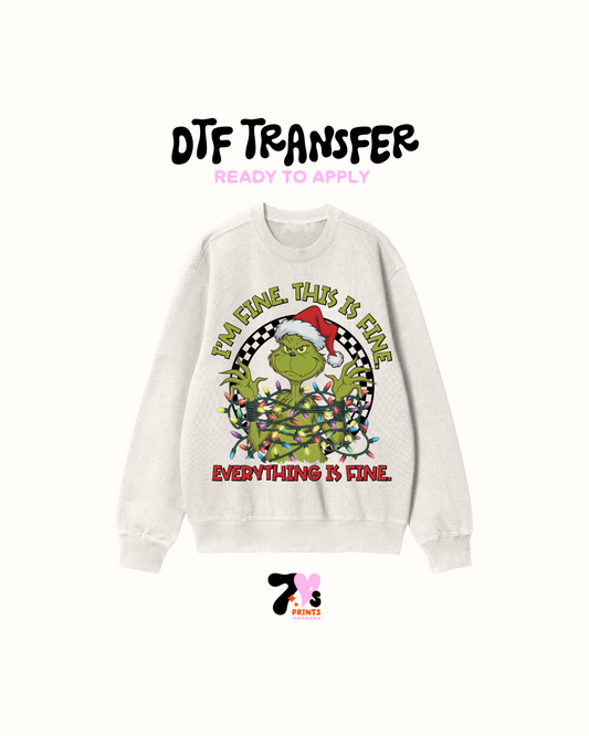 Im fine this is fine - DTF Transfers