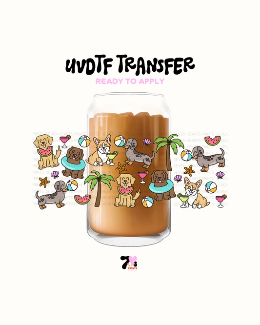 Summer Dogs - UVDTF Wrap
