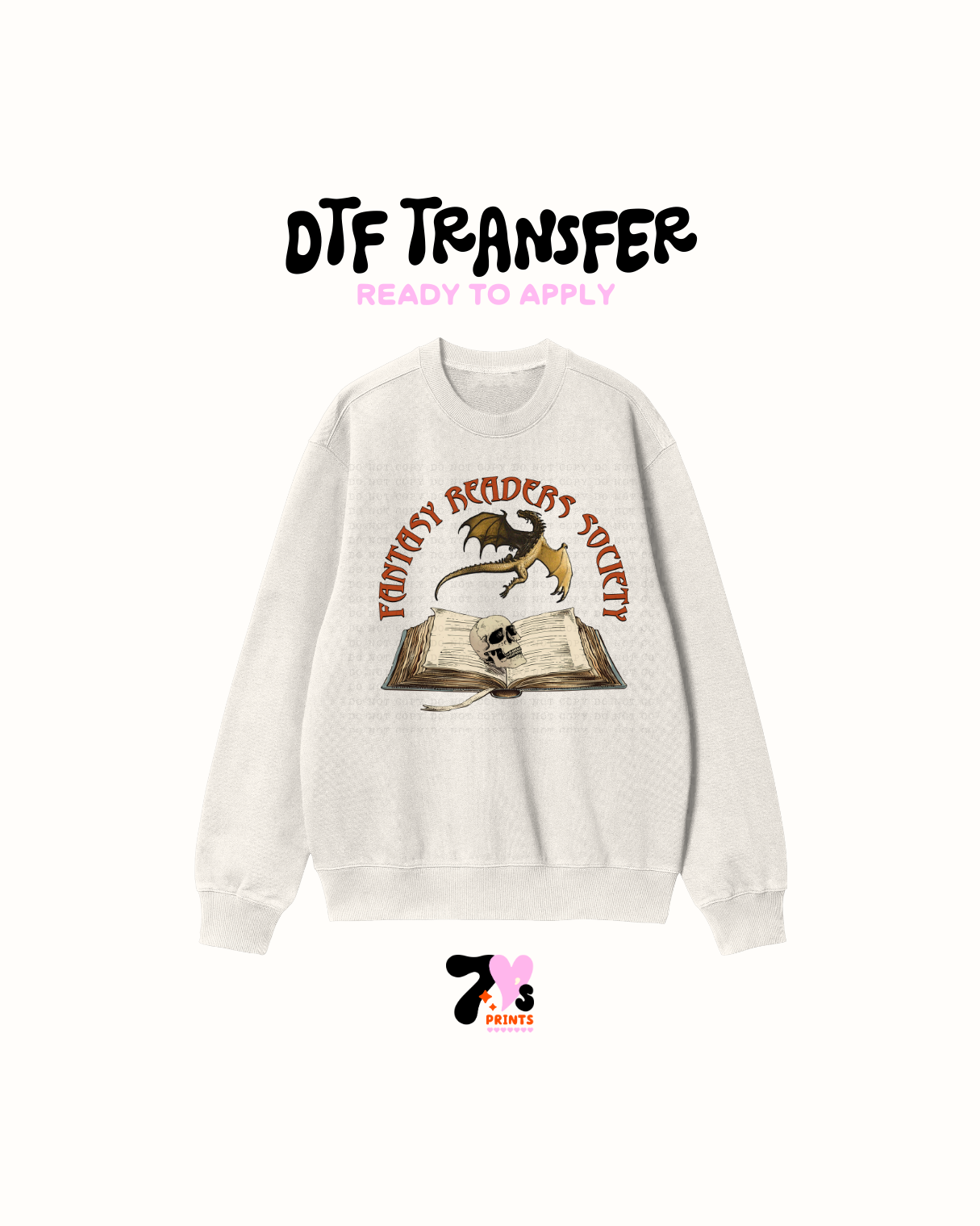 Fantasy Reader- DTF Transfer
