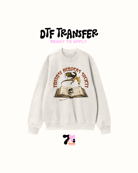 Fantasy Reader- DTF Transfer