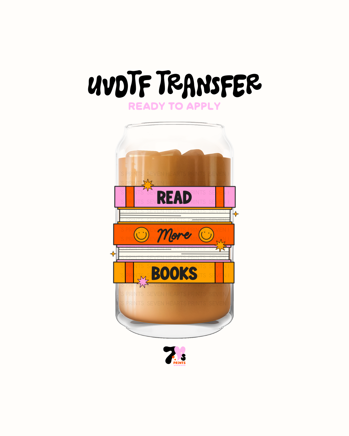 Read more books - UVDTF Decal