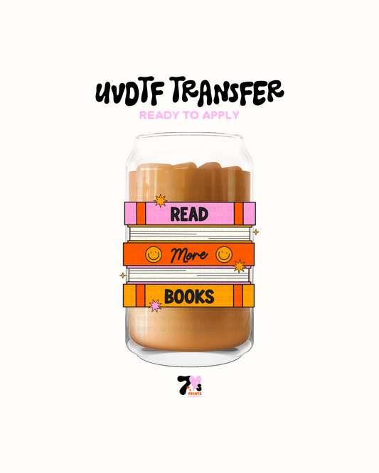 Read more books - UVDTF Decal
