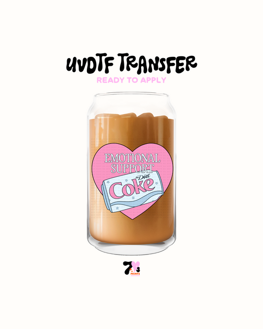 Emotional Diet coke - UVDTF Decal