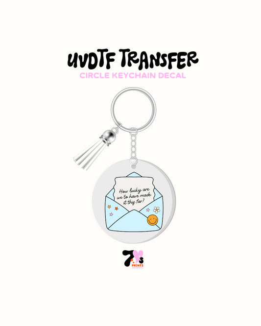 How lucky are we... - Round Keychain