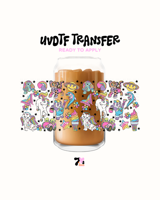 Unicorn and friends  - UVDTF Wrap