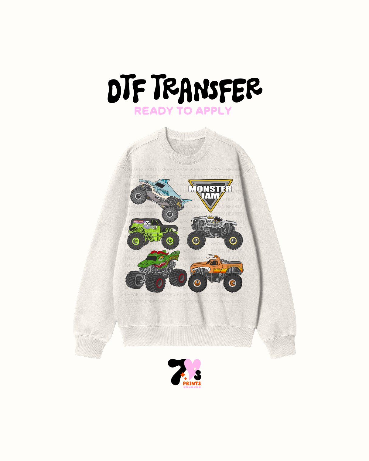 Monster jam - DTF Transfers