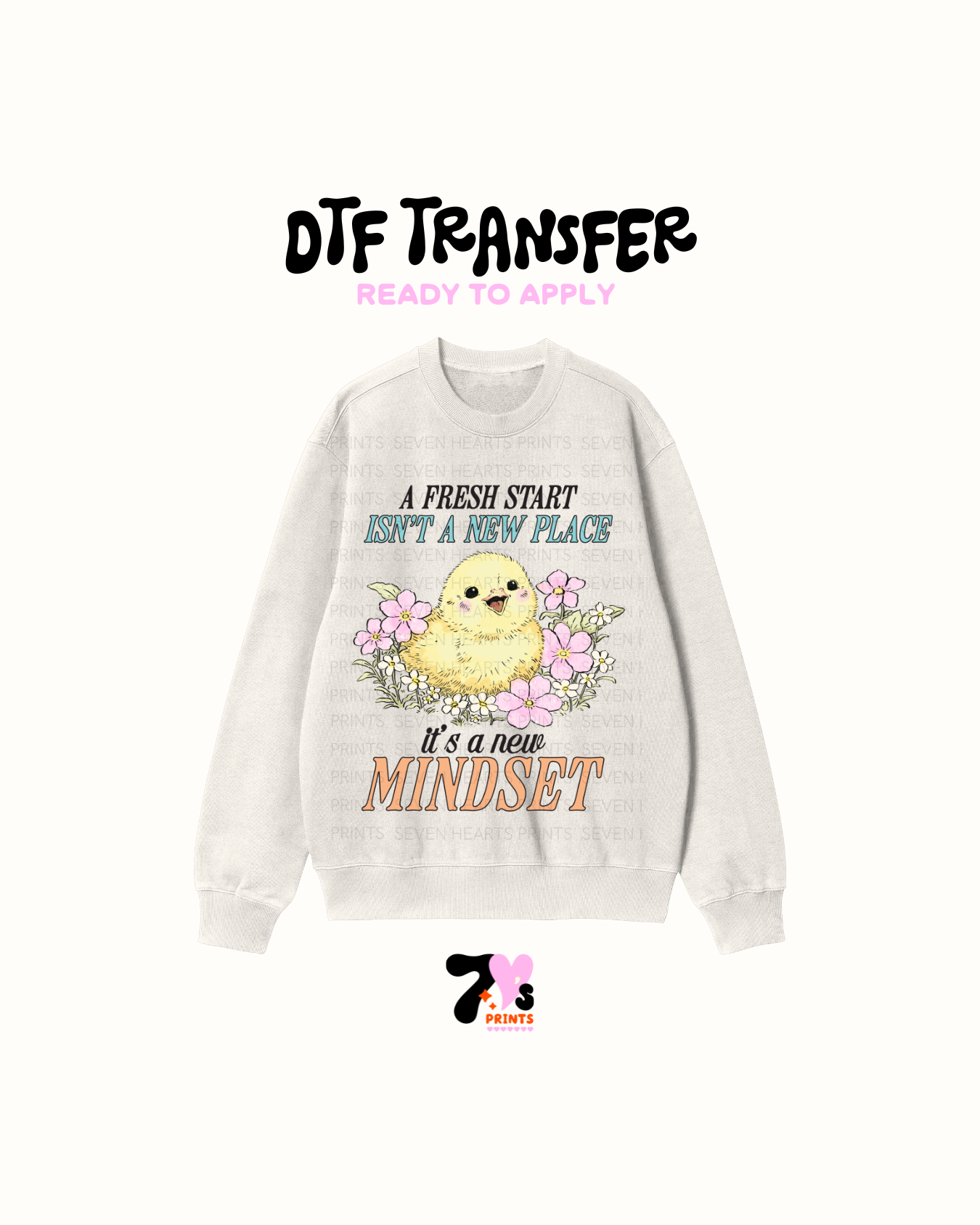 A fresh start isn't  a new place - DTF Transfers