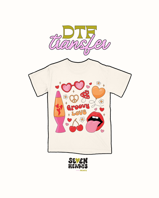 Grovy love - DTF Transfer