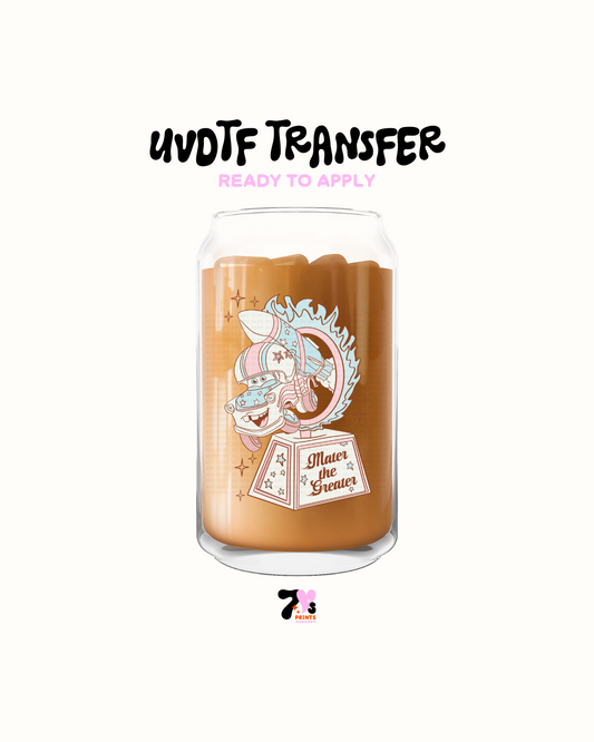 Mater the greater pastel - UVDTF Decal