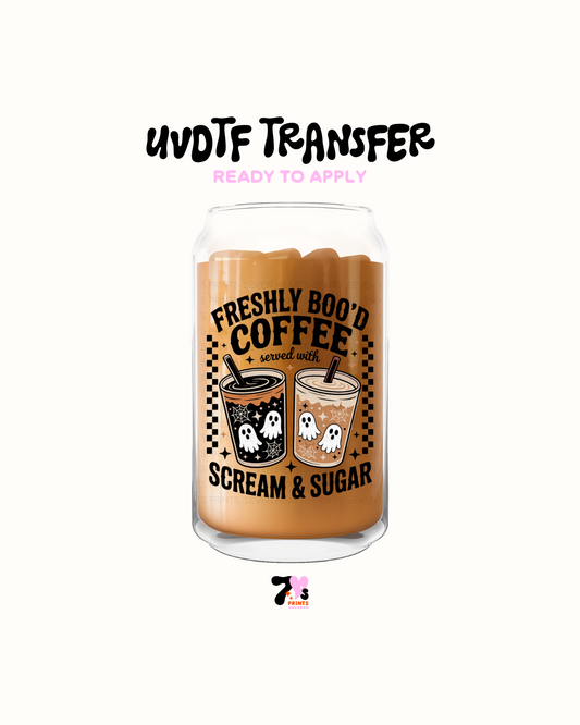 Freshly bood coffee- UVDTF Decal