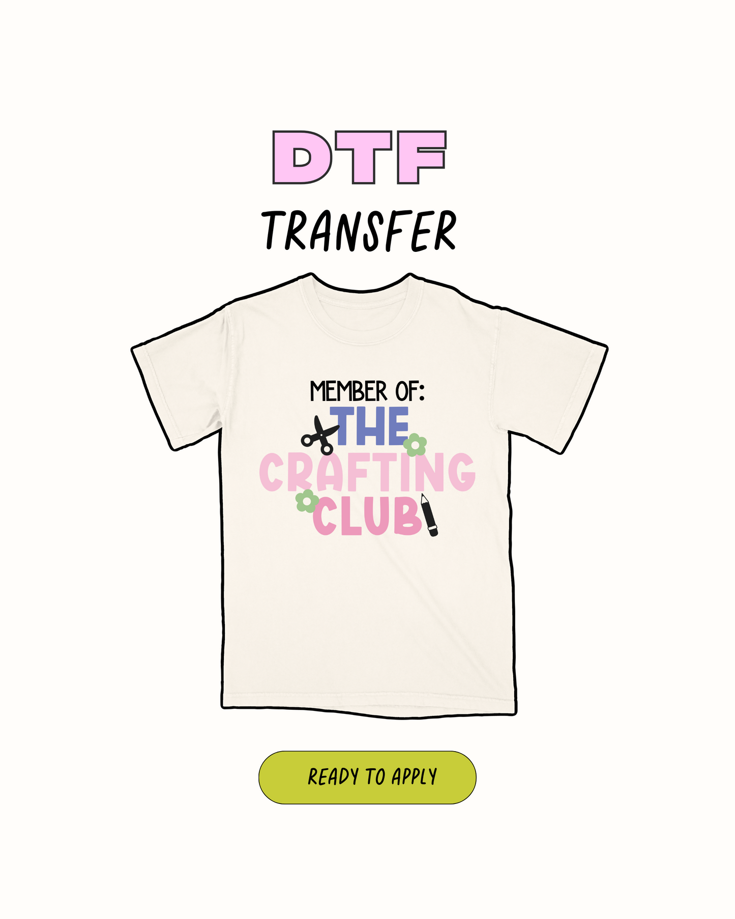 El club de artesanía - Transferencia DTF