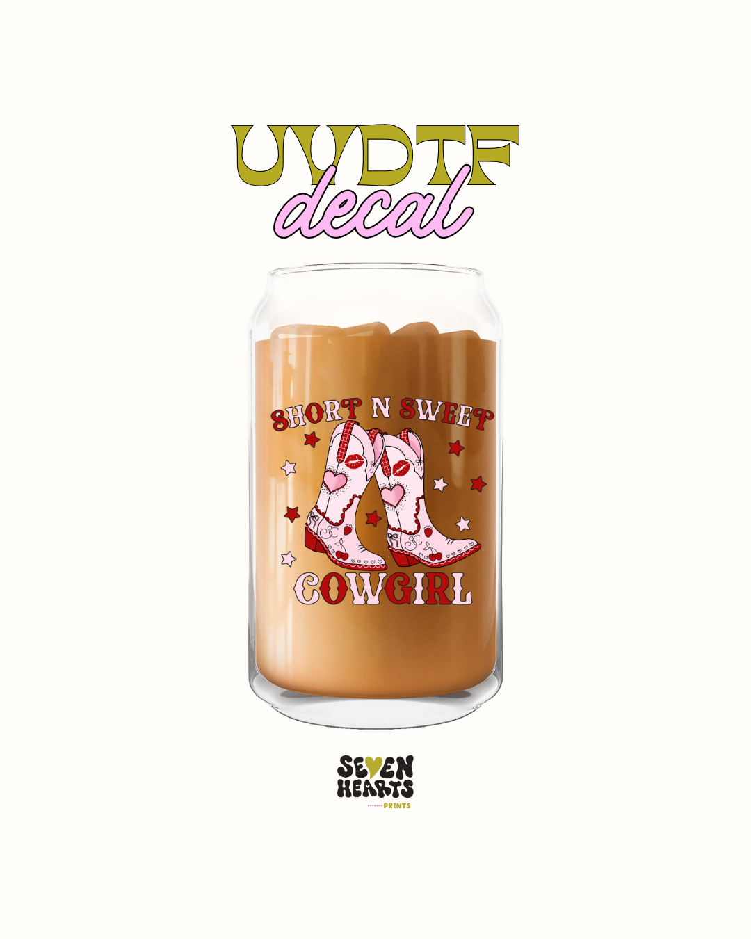 Short and sweet girl - UVDTF Decal