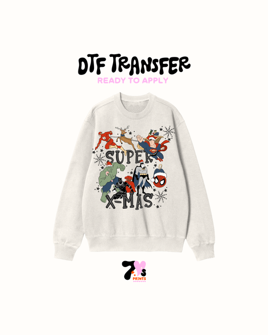 Super xmas - DTF Transfers