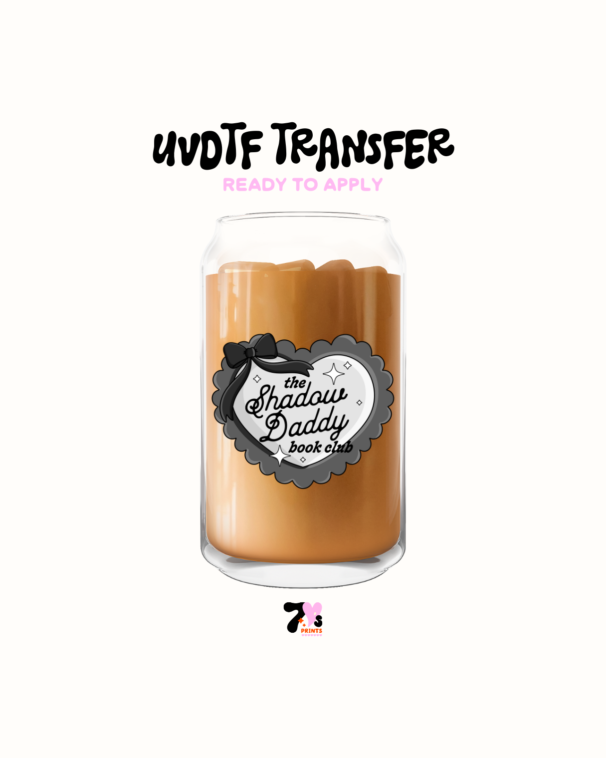 Shadow daddy Book club- UVDTF Decal