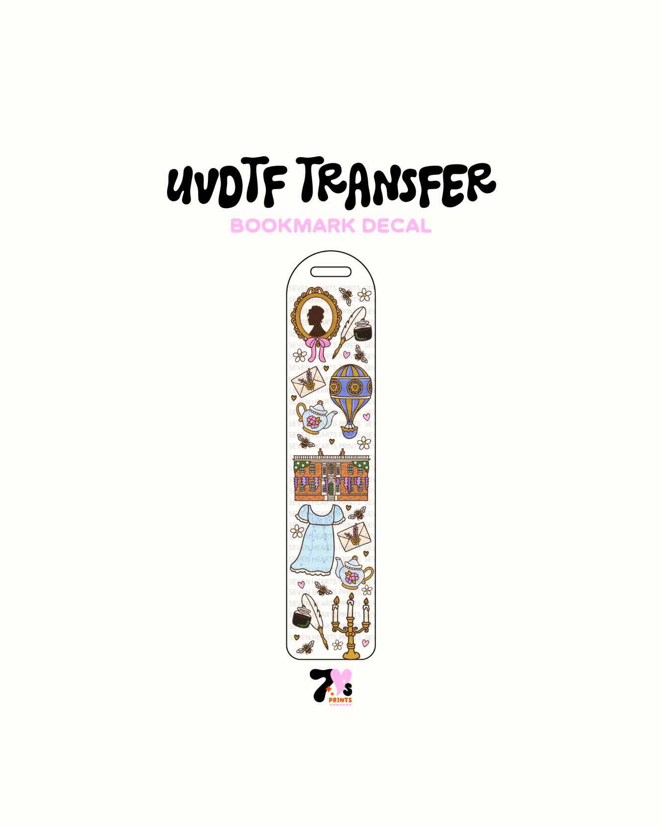 Bridgerton 1 - UVDTF Bookmark Decal