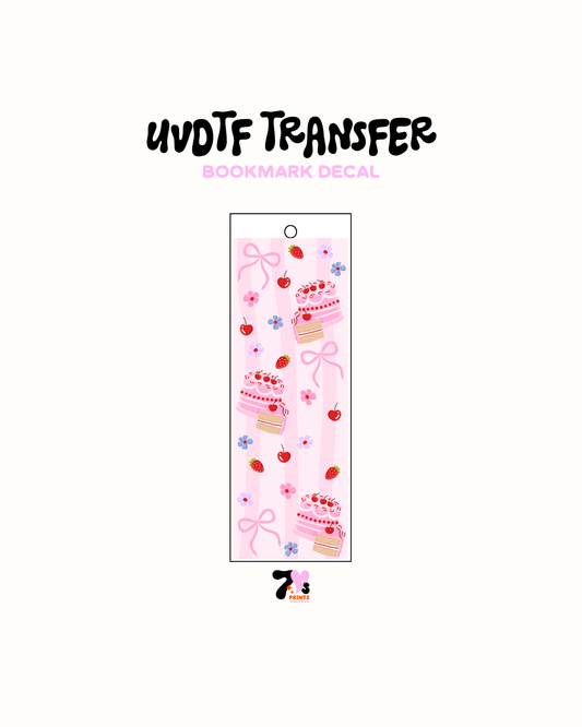 Cake Solid - UVDTF Bookmark Decal