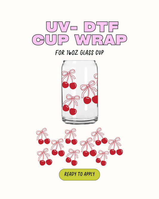 Bow Cherries - UV DTF