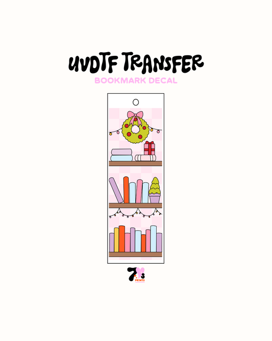 Book Shelf - UVDTF Bookmark Decal