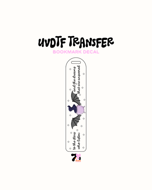 To the stars- UVDTF Bookmark Decal