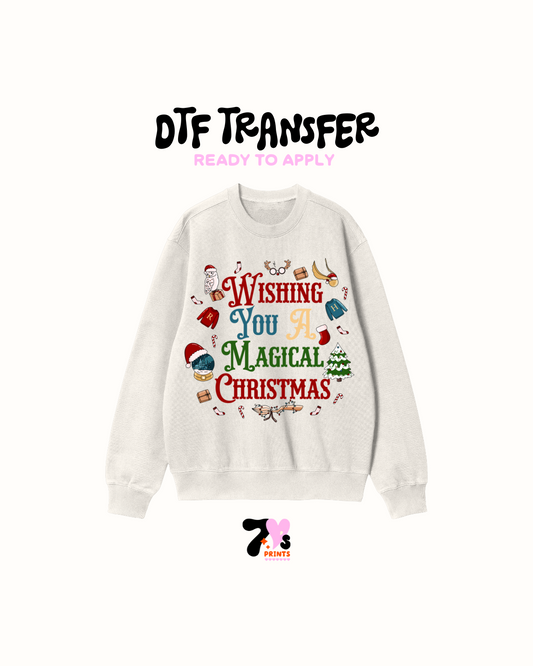 Wishing you a merry xmas - DTF Transfers